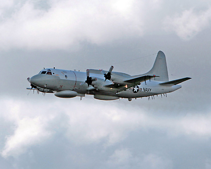 EP-3E「白羊座」電子偵察機又現身台灣南面海域
