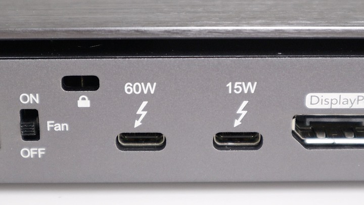 滿足專業特殊族群的 Thunderbolt 3 Docking，配備 10GbE、eSATA、12V 風扇散熱