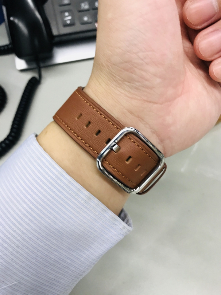APPLE Watch 淘寶經驗：號稱哈斯牛皮 真皮手工錶帶 機縫入門特價款