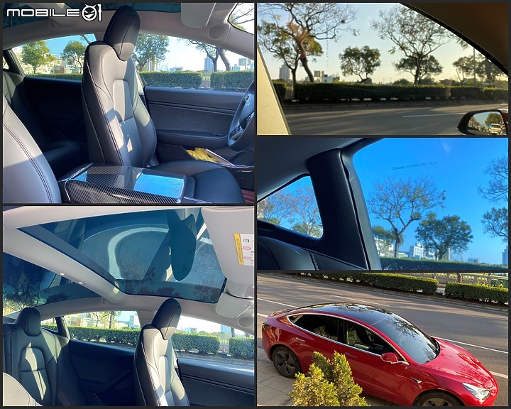 隔熱紙分享Tesla model 3 前檔GE55+車身GE33+GE22