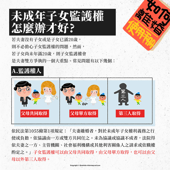 離婚常見法律問題-孩子的監護權啊啊啊啊啊
