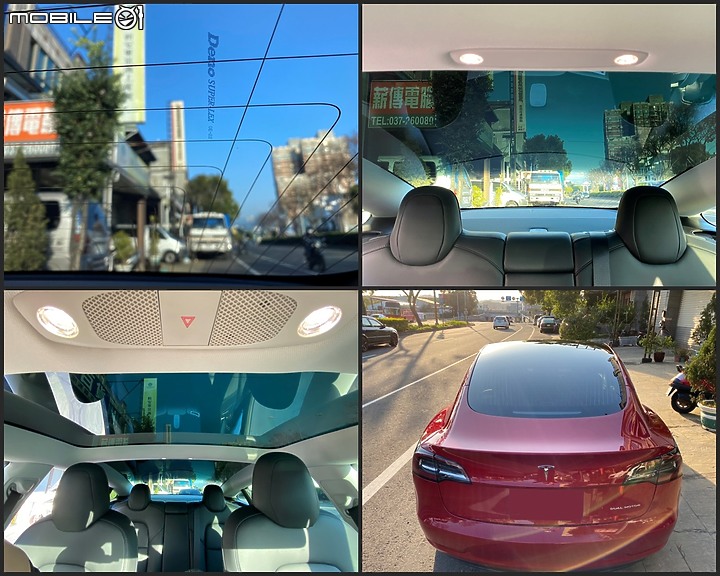 隔熱紙分享Tesla model 3 前檔GE55+車身GE33+GE22