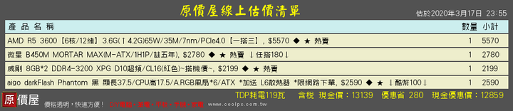 新手升級電腦求各位高手建議!!