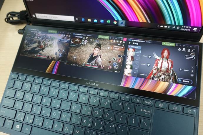 工作及掛機的完美方案 - Zenbook Duo UX481蒼宇藍 開箱