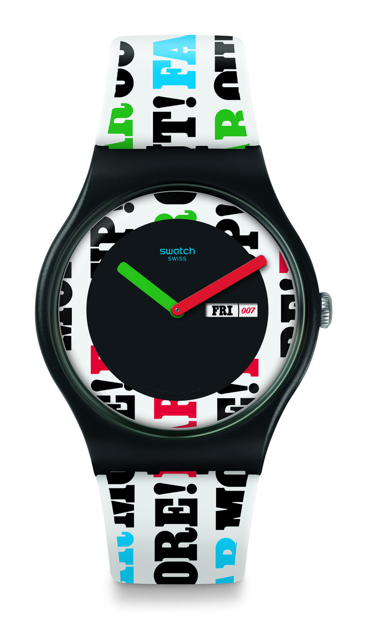 誰說一定要當007？Swatch 推出 Q watch 《007生死交戰》限量版腕錶