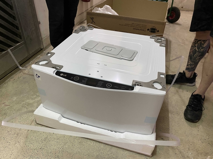 體驗第一次的滾筒洗衣機 WD-S16VBD+WT-D250HW