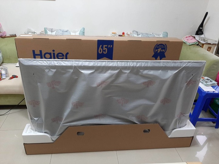 _《開箱文》商品型號 Haier LE65B9680U  海爾65吋大型液晶顯示器