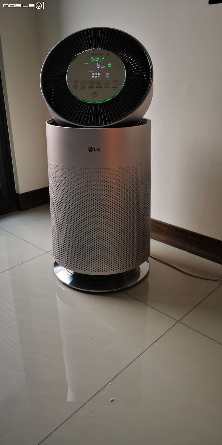 LG空氣清淨機 360度空氣淨化循環扇  AS601DPT0 大銀開箱(白色叫大白,銀色叫大銀)