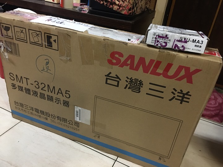 momo買電視(三洋)....一次都沒看就壞了....也不能退貨