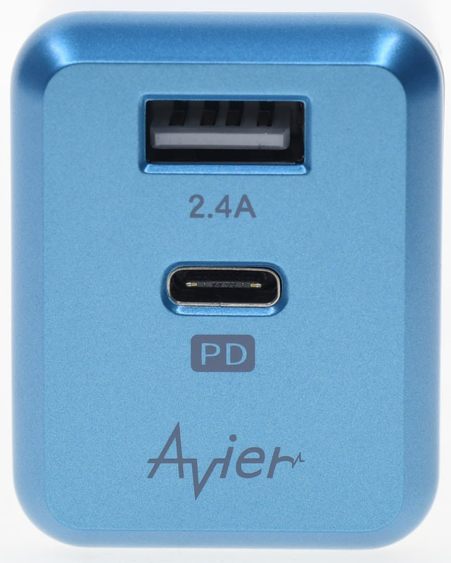 Avier COLOR MIX PD3.0+2.4A雙埠USB充電器