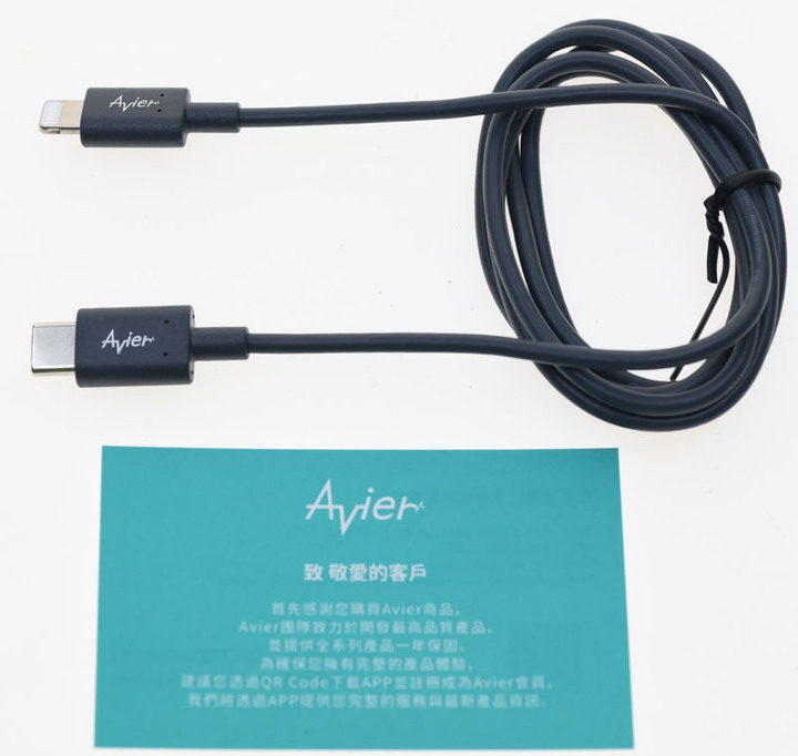 Avier STONE USB-C to Apple Lightning快充數據線