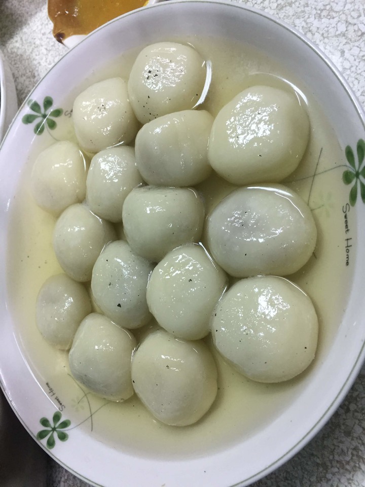 休假不能出門 在家手做湯圓