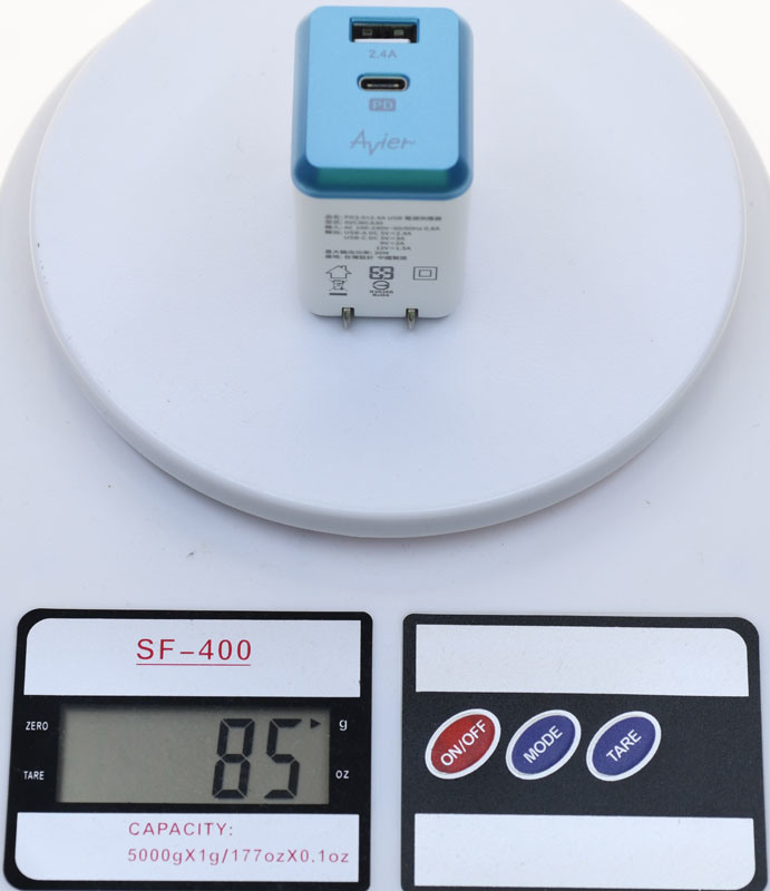 Avier COLOR MIX PD3.0+2.4A雙埠USB充電器