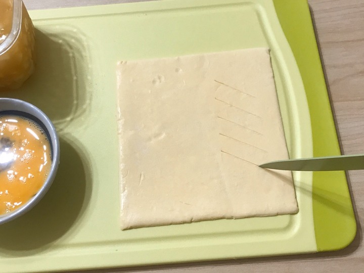 假日下午茶-平底不沾鍋煎酥皮蘋果派