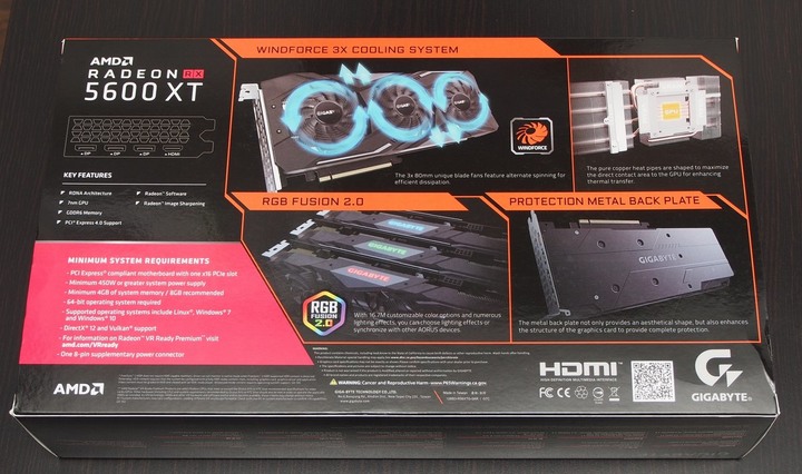 A卡中階生力軍 Gigabyte RX5600XT Gaming OC 開箱