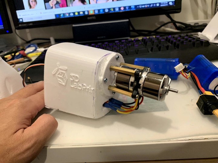 3D列印遙控飛機 2020-03-17 試飛成功