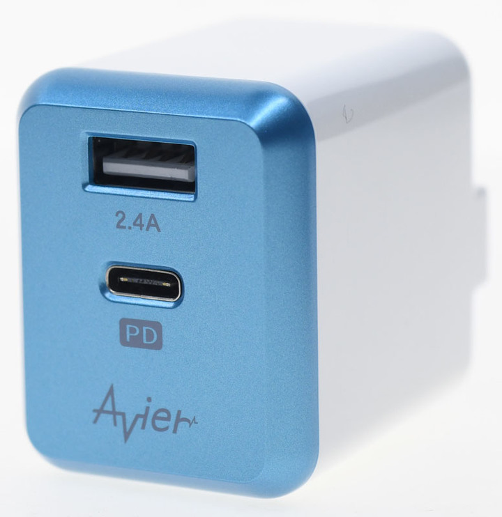 Avier COLOR MIX PD3.0+2.4A雙埠USB充電器