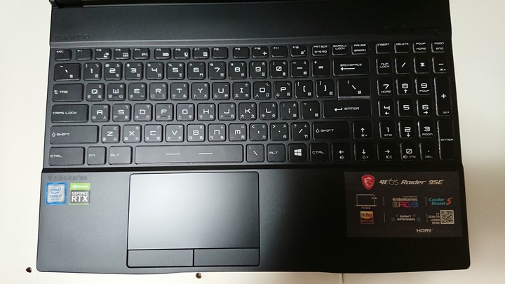 微星GE65 Raider 9SE電競筆電簡單開箱
