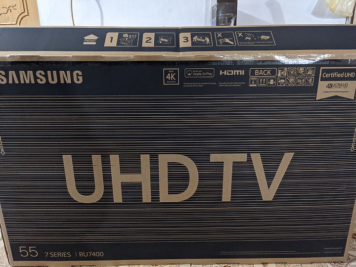 55吋三星UA55RU7400WXZW開箱和使用心得