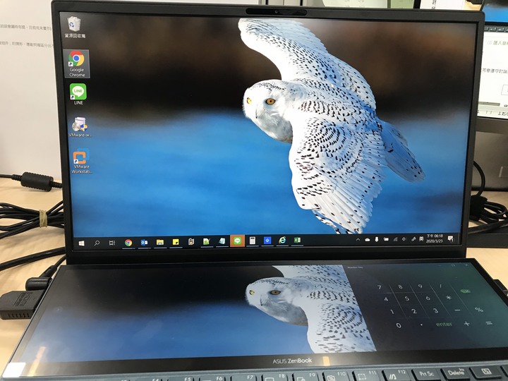 【開箱】ASUS 雙螢幕 Zenbook Duo UX481 蒼宇藍 筆記型電腦