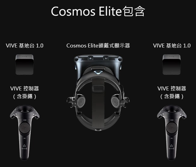 秒看VIVE COSMOS跟COSMOS Elite差別