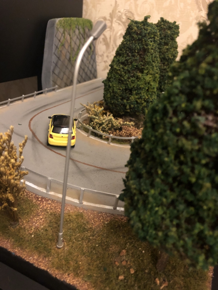 1/64風火輪尺寸髮夾彎場景