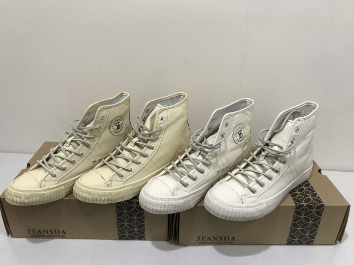 [開箱分享] JEANSDA Ivory White TOMAHAWK Vulcanized Vulcanized Shoes 象牙白馬皮加硫鞋