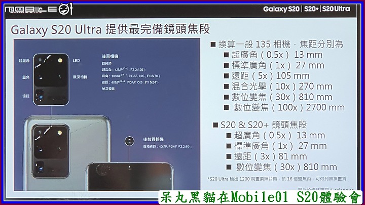 Galaxy S20 星體驗【一鍵拍錄★有照有錄★景深濾鏡★多視角  一按下全都給】