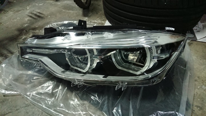BMW F30 更換LED大燈