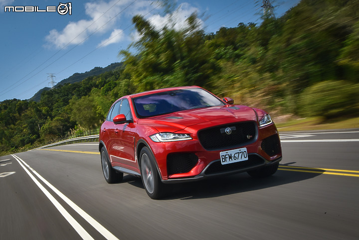 Jaguar F-PACE SVR 性能旗艦試駕 狂野不羈的八缸魅力！