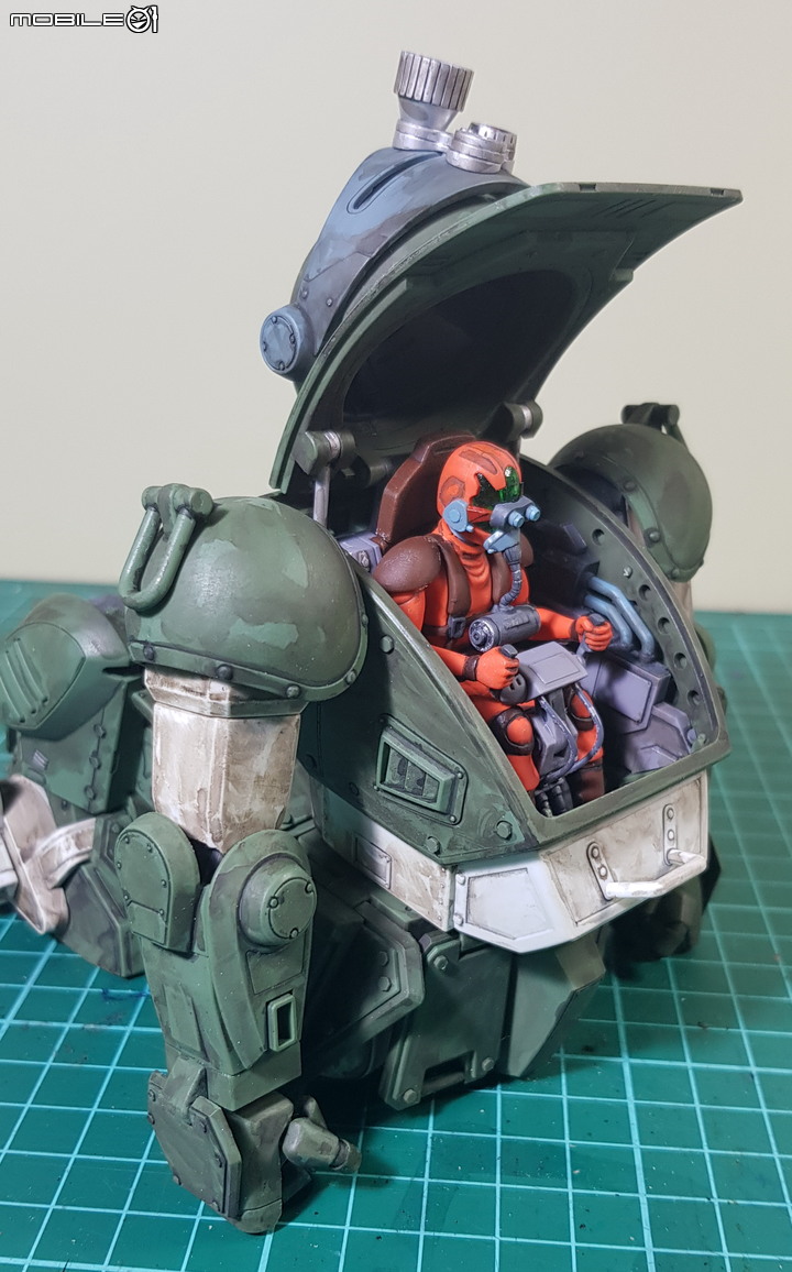 七年級生的回憶 萬代1:20 Scopedog Berkoff Squad 裝甲騎兵眼鏡狗 模型製作分享