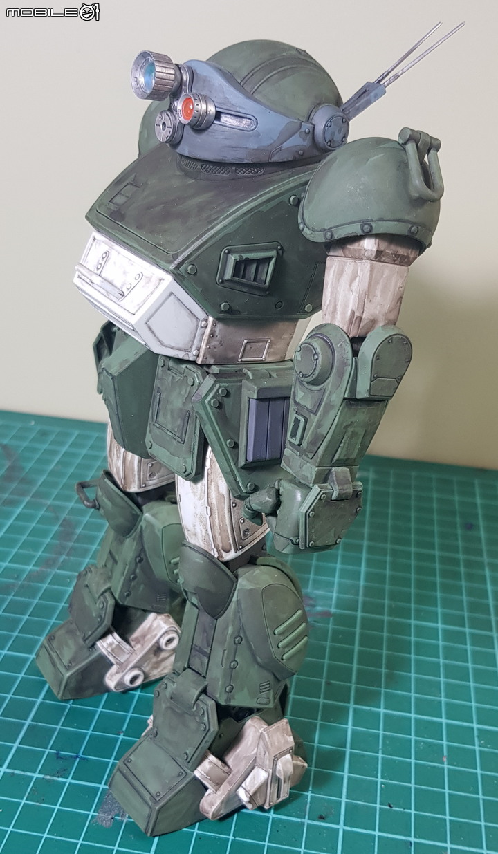 七年級生的回憶 萬代1:20 Scopedog Berkoff Squad 裝甲騎兵眼鏡狗 模型製作分享