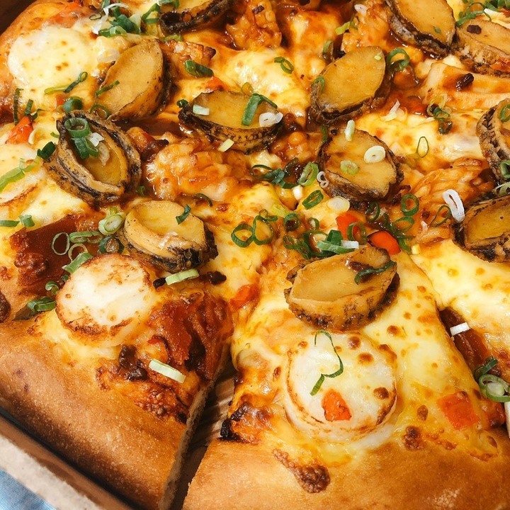 XO醬真百搭!沒想到加入PIZZA也好吃!