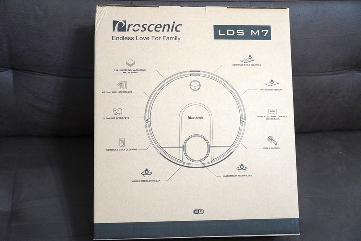 Proscenic M7 WIFI雷射導航型智慧型掃地機器人