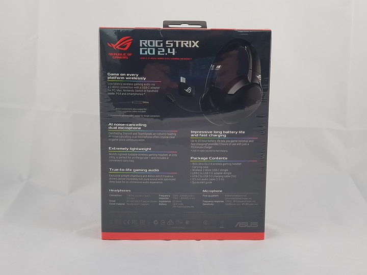 【小亞開箱】ASUS ROG STRIX GO 2.4 無線遊戲耳機評測–AI 降噪麥克風與低延遲王者