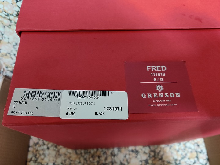 Grenson Fred 簡單開箱跟尺寸請益