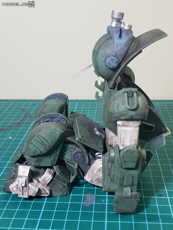 七年級生的回憶 萬代1:20 Scopedog Berkoff Squad 裝甲騎兵眼鏡狗 模型製作分享
