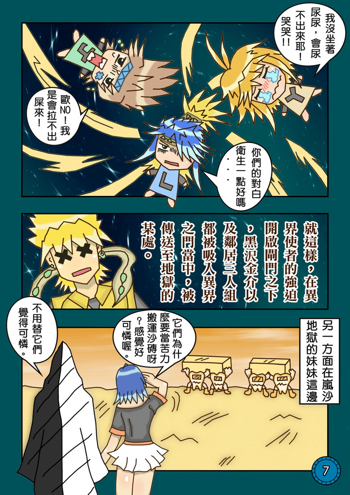 【漫畫連載】T.7.B異界之門篇-第05話「旅の始まり」