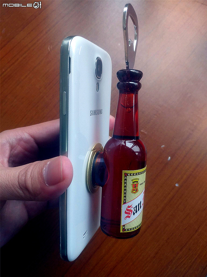點我看大圖 一個人吃飯必備 手機指環支架 超薄支架 鑰匙圈支架 心得