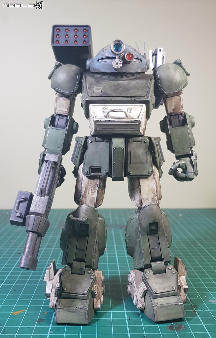 七年級生的回憶 萬代1:20 Scopedog Berkoff Squad 裝甲騎兵眼鏡狗 模型製作分享