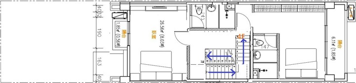 【請教】長型屋平面圖設計