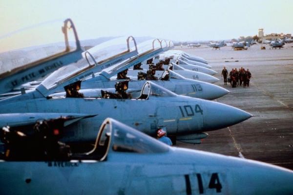 電影「捍衛戰士」(Top Gun)的Maverick座機重現—美國德州USS Lexington Museum on the Bay