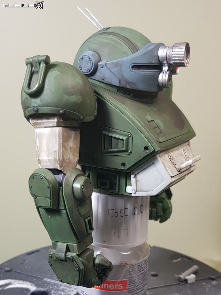 七年級生的回憶 萬代1:20 Scopedog Berkoff Squad 裝甲騎兵眼鏡狗 模型製作分享