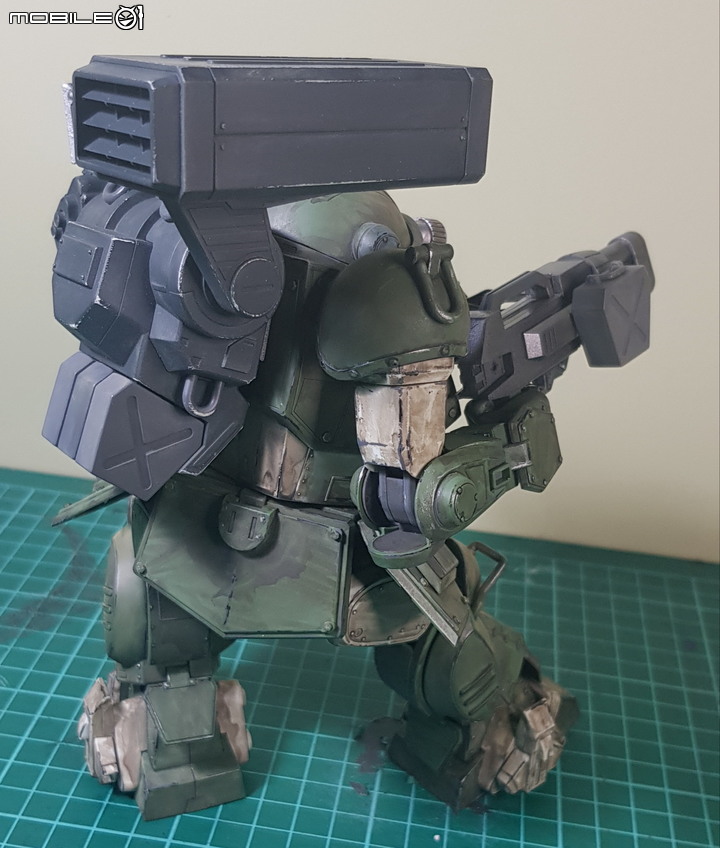 七年級生的回憶 萬代1:20 Scopedog Berkoff Squad 裝甲騎兵眼鏡狗 模型製作分享