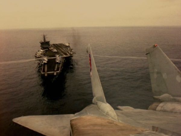 電影「捍衛戰士」(Top Gun)的Maverick座機重現—美國德州USS Lexington Museum on the Bay