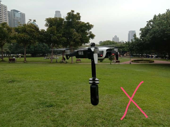 測試Mavic Air 帶insta360 one空拍360度影片