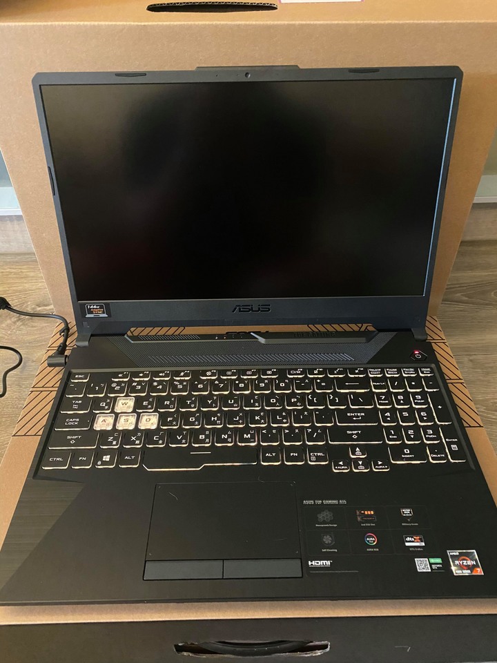 ASUS TUF Gaming A15 熱騰騰簡單開箱
