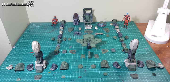 七年級生的回憶 萬代1:20 Scopedog Berkoff Squad 裝甲騎兵眼鏡狗 模型製作分享