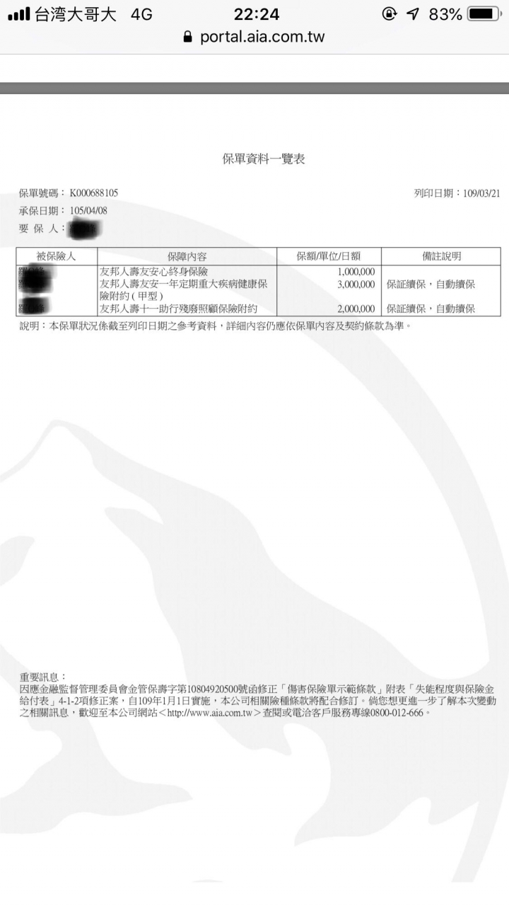 保險請益