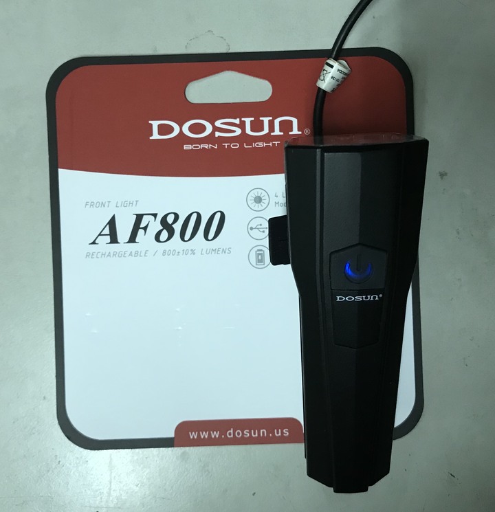 自行車燈 DOSUN AF800 有截止線及增加L型扣具 開箱試用